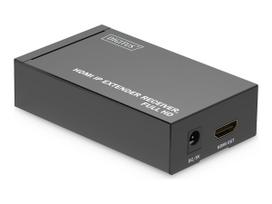 hdmi imtuvas - Digitus HDMI IP Extender Receiver, Full HD, Juodas (Black) / DS-55518 - 2 nuotrauka