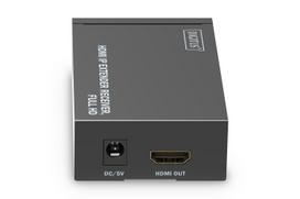hdmi imtuvas - Digitus HDMI IP Extender Receiver, Full HD, Juodas (Black) / DS-55518 - 5 nuotrauka