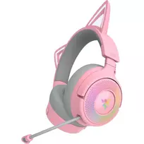 belaides ausines - Razer Headset | Kraken Kitty V3 Pro | Wireless/Wired | Over-Ear | Wireless | Quartz | RZ04-05170200-R3M1 - 4 nuotrauka