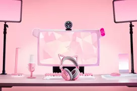belaides ausines - Razer Headset | Kraken Kitty V3 Pro | Wireless/Wired | Over-Ear | Wireless | Quartz | RZ04-05170200-R3M1 - 6 nuotrauka