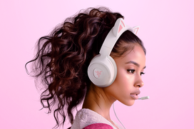razer v3 - Razer Kraken Kitty V3 X Baltas (White) - 2 nuotrauka