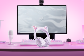razer v3 - Razer Kraken Kitty V3 X Baltas (White) - 3 nuotrauka