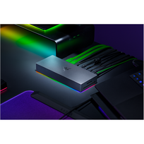 rgb laidas - Razer Thunderbolt 5 Dock Mercury White (Balta) - 5 nuotrauka
