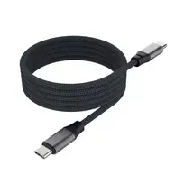 cable magnetic - Fixed | Magnetic Braided Cable USB-C/USB-C, USB 2.0, Gray | FIXDBM-CC2-GR - 5 nuotrauka