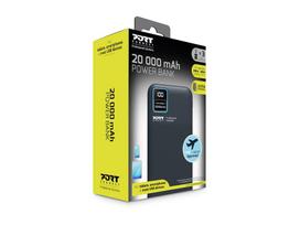 powerbank 20000 mah - PORT CONNECT External USB-C battery | 20000 mAh | Blue - 3 nuotrauka