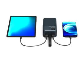 isorine baterija 30000 - PORT CONNECT 907003, 30000mAh, mėlynas (blue) - 4 nuotrauka