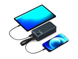 isorine baterija 30000 - PORT CONNECT 907003, 30000mAh, mėlynas (blue) - 7 nuotrauka
