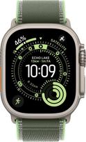 apple watch trail loop - Apple watch 49mm Green/Neon Trail Loop - M/L - Natural Titanium Finish - MFT54ZM/A - 2 nuotrauka