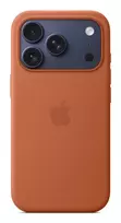 iphone 17 silicone case - Telefono dėklas Apple Silicone MagSafe, iPhone 17 Pro, terra cotta - 2 nuotrauka