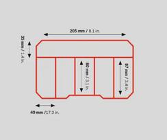 lagaminelis - Qbrick Smulkmenų lagaminėlis QR Compact M, 22 cm x 14.5 cm x 4.5 cm, Juodas (Black) - 2 nuotrauka