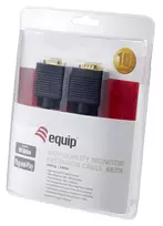 vga kabelis - Equip Cable VGA to VGA Black 1.8m - 2 nuotrauka