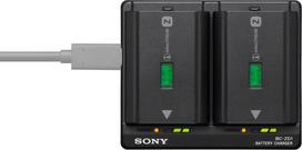 kamera dvigub - Sony USB PD Compatible Large Capacity NP-FZ100 Battery Charger | BC-ZD1 | BCZD1B.CE7 - 2 nuotrauka