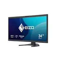 ultrawide monitorius - EIZO FlexScan EV3450XC-BK 34.1", 3440 x 1440, Juodas (Black) - 3 nuotrauka
