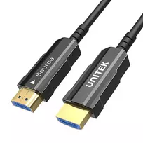 optinis hdmi kabelis - UNITEK HDMI FIBER OPTIC CABLE 2.0 AOC 4K 60HZ, 12M - 5 nuotrauka