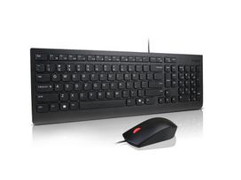 klaviatura pele lenovo - Lenovo Essential Wired Combo Keyboard and Mouse | Keyboard and Mouse Set | Wired | Mouse included | Estonian | Black | 4X31R64445 - 3 nuotrauka