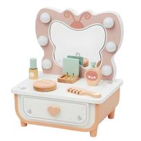 medinis grozio rinkinys - Tooky Toys makiažo staliukas „Drugelis“ su LED apšvietimu - 2 nuotrauka