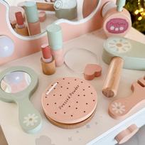 medinis grozio rinkinys - Tooky Toys makiažo staliukas „Drugelis“ su LED apšvietimu - 7 nuotrauka