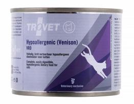 trovet hypoallergenic - Šlapias kačių maistas Trovet Hypoallergenic Venison, elnių mėsa, 0.2 kg - 2 nuotrauka