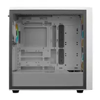 baltas korpusas - Kompiuterio korpusas Cooler Master MasterBox 600 ARGB, balta - 3 nuotrauka