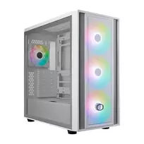 baltas korpusas - Kompiuterio korpusas Cooler Master MasterBox 600 ARGB, balta - 5 nuotrauka