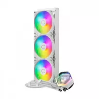 360mm liquid cooler - Cooler Master MasterLiquid 360 Atmos ARGB White - 2 nuotrauka