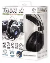 laidines ausines - Rebeltec Thor 7.1 (Black) - 3 nuotrauka