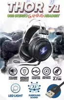 laidines ausines - Rebeltec Thor 7.1 (Black) - 4 nuotrauka