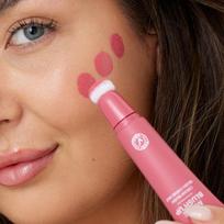 skaistalai gosh - GOSH Copenhagen Matte Blush Up kreminiai skaistalai 003 Cherry Berry (Rožinė) 14 ml - 4 nuotrauka