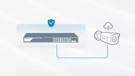 tinklo komutatoriai - Hikvision DS-3E0505HP-E Switch PoE 5x1Gbps Mėlynas (Blue) - 2 nuotrauka
