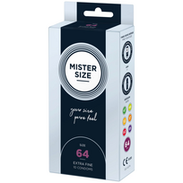 mister size - Prezervatyvai Mister Size 64 mm, 10 vnt. - 2 nuotrauka