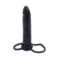 anal dildo - Dvigubas varpos imitatorius Pipedream Anal Fantasy Double Trouble, juodas - 3 nuotrauka