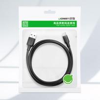 usb 3.2 type c - Ugreen USB 3.0 to USB Type C cable 3A 1m Black - 2 nuotrauka