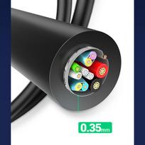 usb 3.2 type c - Ugreen USB 3.0 to USB Type C cable 3A 1m Black - 4 nuotrauka