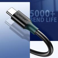 usb 3.2 type c - Ugreen USB 3.0 to USB Type C cable 3A 1m Black - 5 nuotrauka