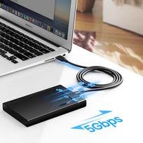 usb 3.2 type c - Ugreen USB 3.0 to USB Type C cable 3A 1m Black - 9 nuotrauka