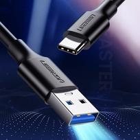 usb 3.2 type c - Ugreen USB 3.0 to USB Type C cable 3A 1m Black - 11 nuotrauka