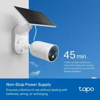 kitk - TP-Link Tapo C425 KIT 4MP Belaidė lauko kamera su saulės paneliu (Juodas/Black) - 7 nuotrauka