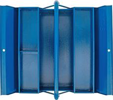metaline deze - Bgs Technic Metalinė įrankių dėžė | tuščia | 420 x 200 x 150 mm | 3 skyriai (33001) - 3 nuotrauka