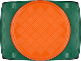 flo - FLO Sodo vežimėlis 90231, plastikas, žalia (Green) / oranžinė (Orange) - 3 nuotrauka