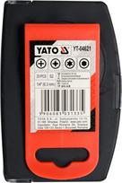 smugine sukimo - Sukimo antgalių komplektas Yato YT-04621, 23vnt - 3 nuotrauka