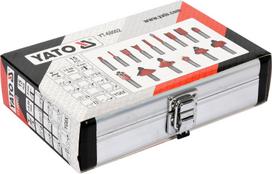 medzio frezavimo frezos - Yato YT-68002, 8mm, 15 vnt. - 4 nuotrauka