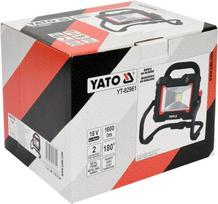 akumuliatorius led - Yato YT-82961 LED prožektorius 18V 1600LM 20W (Juodas) - 4 nuotrauka