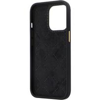 deklas iphone 13 guess - Guess "Hardcase Silicone Logo Strass 4G iPhone 13 Pro | 13 6.1" Black - 3 nuotrauka