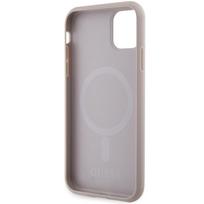 iphone 11 magsafe case - Guess "GUHMN61PSAHMCP Hardcase Saffiano MagSafe iPhone 11 | XR 6.1" Pink - 3 nuotrauka