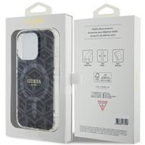 deklas iphone 15 pro guess - Dėklas GUESS GUHMP15XHGCUSTGK IPHONE 15 PRO MAX 6.7 "Juodas/Juodas HARDCASE IML GCUBE MAGSAFE - 2 nuotrauka