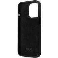 apple iphone 6 - Karl Lagerfeld "KLHCP14XSMHCNPK Silicone Case C Metal Pin iPhone 14 Pro Max" Black - 3 nuotrauka