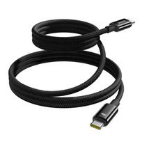 baseus tungsten gold usb c to usb c cable 100w - Baseus Tungsten Gold magnetinis USB-C į USB-C greitojo įkrovimo kabelis 100W 1m Juodas (Black) - 4 nuotrauka