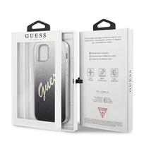 iphone 12 mini dekliukas - Guess "GUHCP12SPCUGLSBK PC/ TPU Vintage Cover iPhone 12 mini" Gradient Black - 2 nuotrauka
