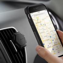 automobilio telefono laikiklis - Spigen QS11 Black - 2 nuotrauka