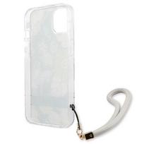 dekliukas iphone 13 mini - Guess "Flower Strap iPhone 13 mini" Green - 3 nuotrauka